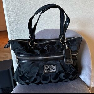 Coach Poppy Daisy Signature bag